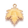 Autumn Theme Zinc Alloy Pendants ENAM-I023-06KCG-03-1