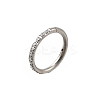 304 Stainless Steel Micro Pave Clear Cubic Zirconia Hoop Nose Rings AJEW-D306-06P-2