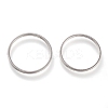 Non-Tarnish 304 Stainless Steel Plain Band Rings LS-RJEW-B0006-7-02P-1
