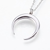 Tarnish Resistant 304 Stainless Steel Pendant Necklaces LS-NJEW-P224-16P-1