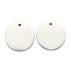 Non-Tarnish 304 Stainless Steel Stamping Blank Tag Mirror Polished Finish Pendants LS-STAS-L220-04P-A-2