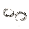 316 Surgical Stainless Steel Hoop Earrings LS-EJEW-D096-09O-AS-2