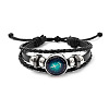 Imitation Leather Triple Layer Multi-strand Bracelets FS-WGC42D3-11-1