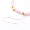 Polymer Clay Heishi Beaded Mobile Straps HJEW-JM00464-04-2