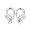 Platinum Plated Zinc Alloy Lobster Claw Clasps X-E107-P-NF-3