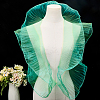 10 Yards Lucency Polyester Pleated Lace Trim OCOR-GF0004-74D-6