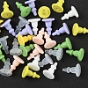 70Pcs 7 Colors Silicone Ear Nuts SIL-YW0001-03-5