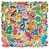 50Pcs Dinosaur PVC Sticker Labels STIC-E006-04-2