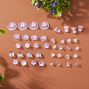 1000Pcs 10 Styles Rubber & Silicone & Plastic Ear Nuts KY-TA0001-21-6