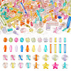 200Pcs 10 Styles Transparent Acrylic Beads TACR-TA0001-28-2