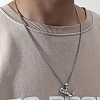 Football Soccer Shoe 667 Stainless Steel Pendant Necklaces for Men FS-WG4A7BD-02-3