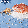 48Pcs 4 Styles ABS Plastic Imitation Pearl Pendants KK-BBC0013-91-4