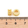 Brass European Beads KK-A292-03A-G-3