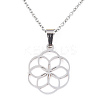 Non-Tarnish 201 Stainless Steel Pendant Necklaces LS-NJEW-S105-JN599-45-1-1