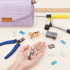 3 Sets 3 Colors Alloy Clasp Lock PALLOY-CA0001-81-3