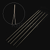 Iron Collapsible Big Eye Beading Needles ES001Y-S-75mm-01-2