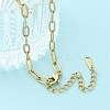304 Stainless Steel Link Chain Bracelets BJEW-C084-06G-4
