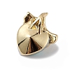 Real 18K Gold Plated Rack Plating Brass Micro Pave Clear Cubic Zirconia Pendants KK-C015-24G-02-3