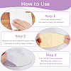 2 Sets 2 Colors Mirror Wall Stickers DIY-CN0003-07-5
