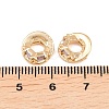 Brass Micro Pave Cubic Zirconia Pendants KK-L261-17G-04-3
