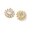 Brass Micro Pave Cubic Zirconia Pendants LS-KK-L260-20G-2