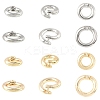 10Pcs Brass Locking Jump Rings KK-YW0003-96A-G-2