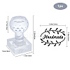 Clear Acrylic Soap Stamps DIY-WH0446-006-4