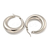 Tarnish Resistant 202 Stainless Steel Hoop Earring EJEW-H003-19P-02-2