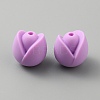 Flower Food Grade Eco-Friendly Silicone Beads LS-SIL-WH0013-47F-1