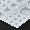 DIY Lemon Slice & Ice Block & Coffee Bean Filling Silicone Molds X-DIY-E052-03-4