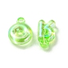 UV Plating Rainbow Iridescent Acrylic Pendants OACR-K003-007B-2