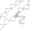 304 Stainless Steel Link Chain Necklaces NJEW-K119-13P-2