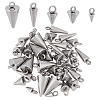 40Pcs 5 Style 304 & 201 Stainless Steel Charms STAS-SC0003-76-1