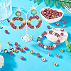 120Pcs 4 Styles Flat Round Iron Rhinestone Spacer Beads FIND-TA0005-68-8
