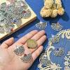 30Pcs Resin Imitation Turquoise Pendants RESI-CJ0003-68-4