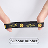 24Pcs 4 Colors Silicone Cord Bracelet Wristband BJEW-GF0001-31B-5