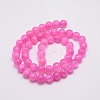 Dyed Natural Green Jade Beads Strands JBS053-10MM-M-3