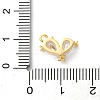 Brass Micro Pave Cubic Zirconia Charms KK-S513-04G-3