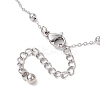 304 Stainless Steel Ball Link Chain Bracelet Making AJEW-JB01305-02-3