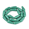 Opaque Glass Beads Strands GLAA-Q113-03A-C03-2