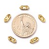 Brass Middle East Rhinestone Bridge Spacers RSB021NF-3-3