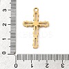304 Stainless Steel Micro Pave Cubic Zirconia Pendants STAS-P431-40C-G-3