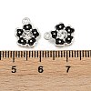 Alloy Enamel with Crystal Rhinestone Charms FIND-G093-01P-04-3