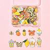 48Pcs 12 Styles Alloy Enamel Pendants ENAM-FS0003-51-7