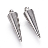 Tarnish Resistant 304 Stainless Steel Pendants X-STAS-G214-47P-01-1