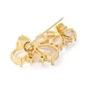 Butterfly Brass Pave Clear Cubic Zirconia Brooches for Backpack Clothes LS-JEWB-Z037-01G-3