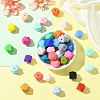 Hexagon Food Grade Silicone Focal Beads SIL-CJC0005-07-5