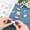8 Sets 4 Style 304 Stainless Steel Watch Band Clasps STAS-UN0031-24-2