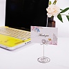 20Pcs 4 Style Carbon Steel Name Card Holder AJEW-SZ0001-79-6