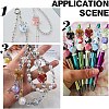 12Pcs 6 Colors Handmade Polymer Clay with Resin CLAY-AR0001-36A-6